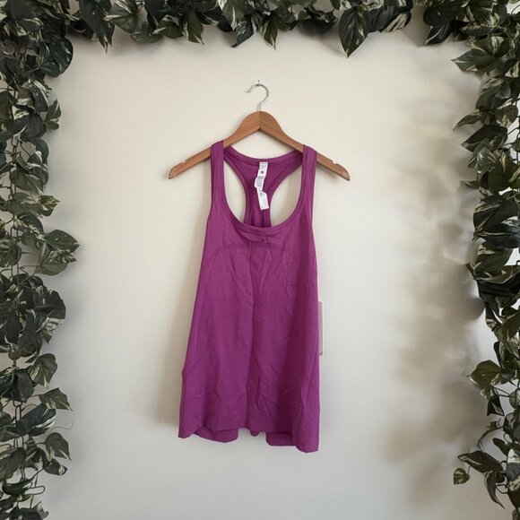 Lululemon Athletic Swiftly Tech RB Tank Top 2.0 Wash Vivid Plum NWT Size 12 - Picture 1 of 7